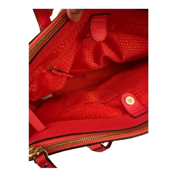 Authentic Kate Spade Pink Leather Tote Bag! - Picture 14 of 15